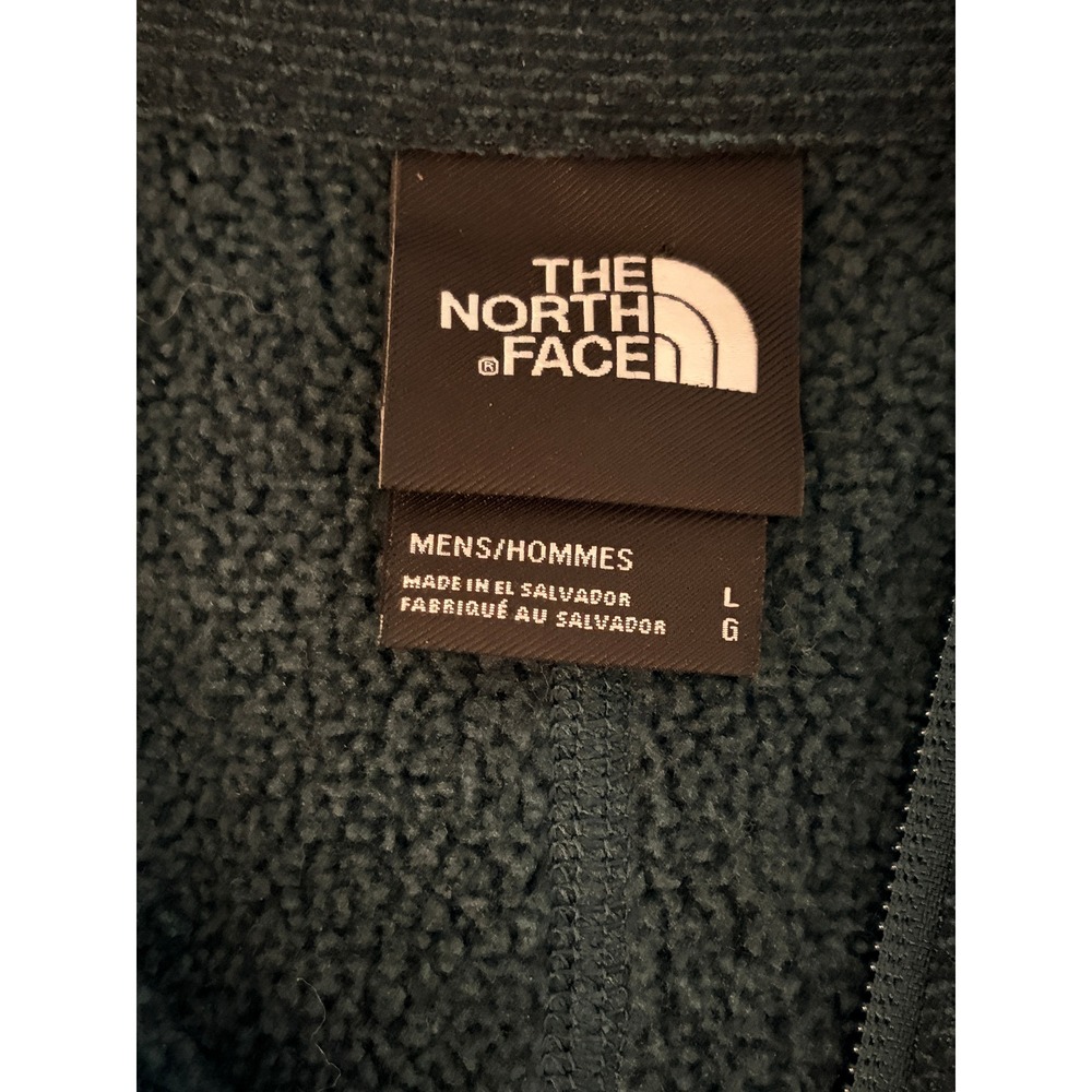 The North Face Quarter Zip Fleece Large Dark Green Gorpcore Fall Winter Outdoors - Picture 3 of 8